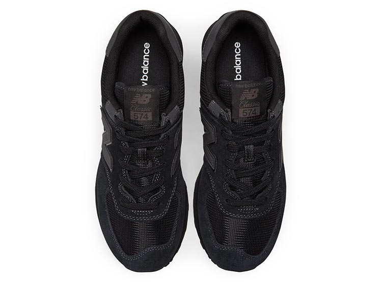 ZAPATILLAS HOMBRE NEW BALANCE CASUAL NEGRO ML574EVE CUERO - 4