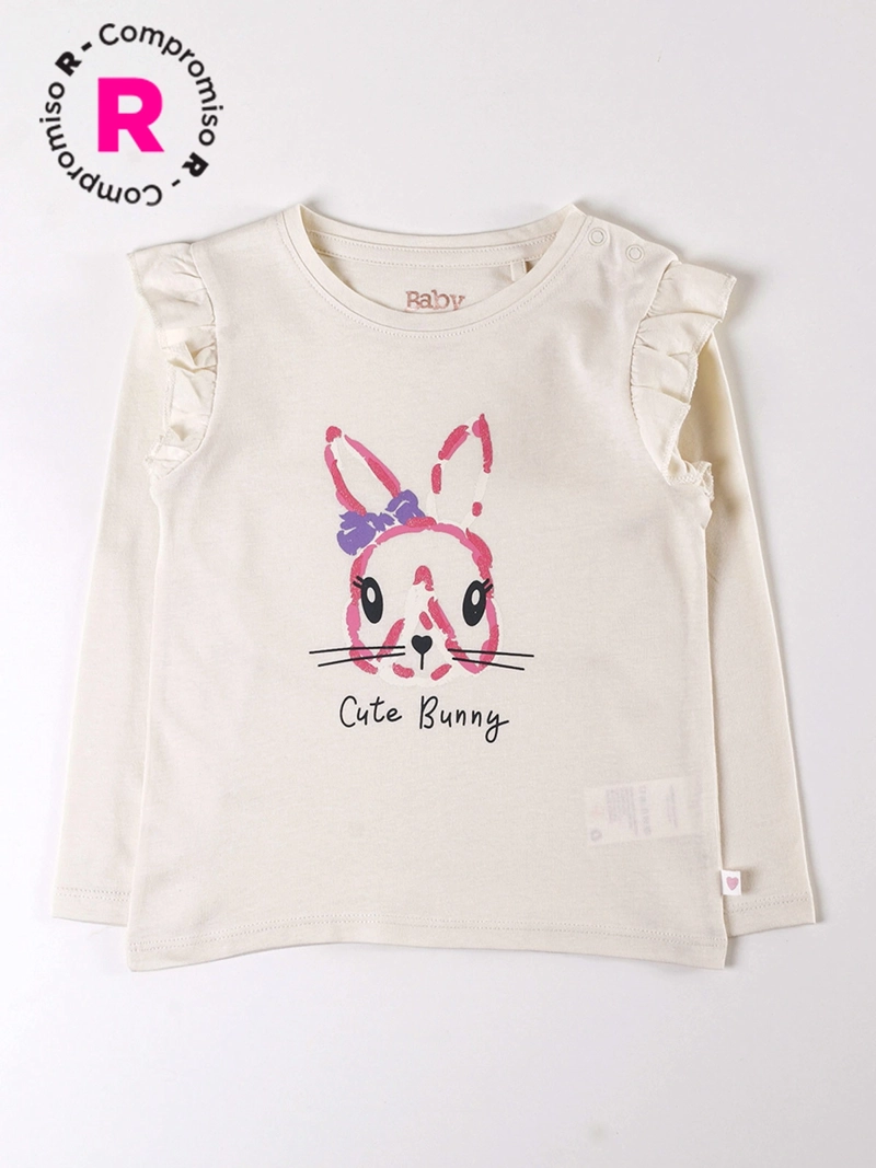 POLERA MANGA LARGA ALGODÓN NIÑA BABY HARVEST - 1