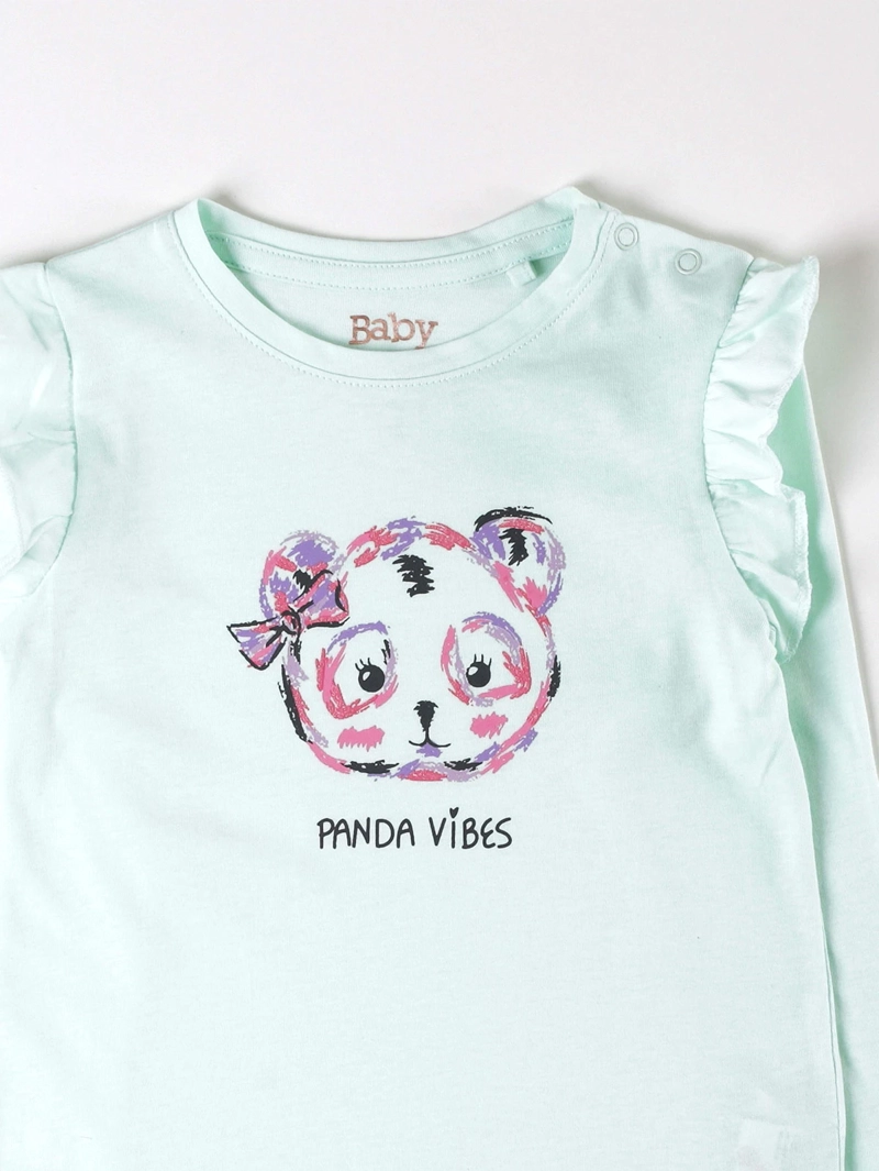 POLERA MANGA LARGA ALGODÓN NIÑA BABY HARVEST - 3
