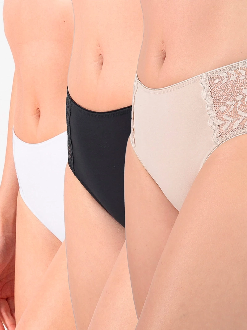 CALZÓN KAYSER PACK X3 ALGODÓN PANTALETA - 1