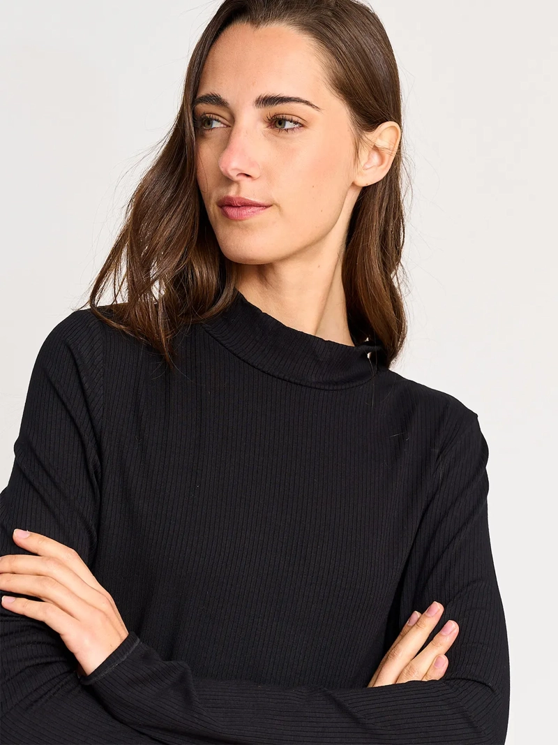 POLERA MANGA LARGA MUJER PEPE JEANS CUELLO MOCK - 3