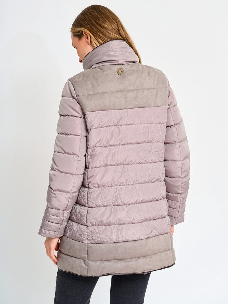 PARKA MUJER TATIENNE ACOLCHADA EFECTO TERCIOPELO - 2