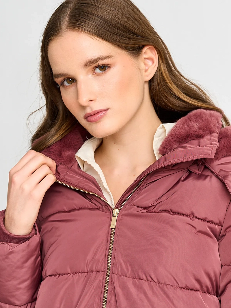 PARKA MUJER CACHAREL LARGA GORRO DESMONTABLE - 3