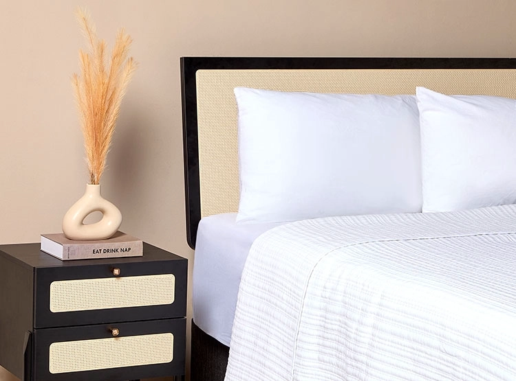 CUBRECAMA MAISON LINETT STITCHING KING BLANCO - 2