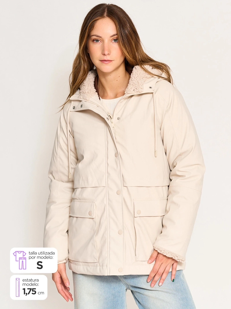 CHAQUETA MUJER INDEX IMPERMEABLE PELUDO - 1