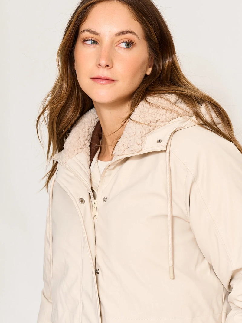 CHAQUETA MUJER INDEX IMPERMEABLE PELUDO - 3