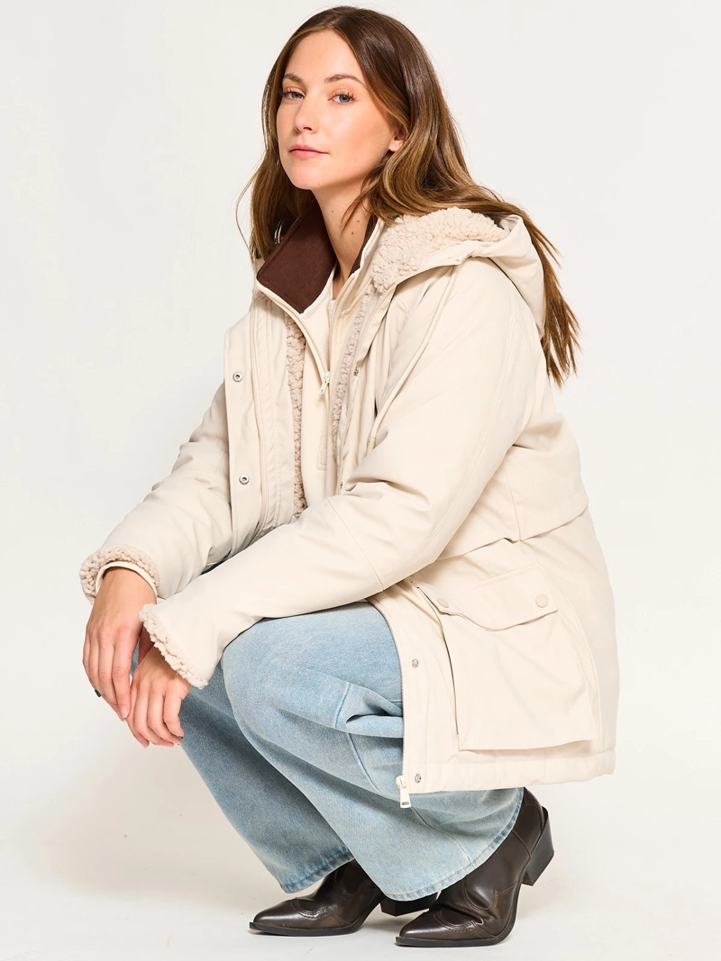 CHAQUETA MUJER INDEX IMPERMEABLE PELUDO - 4