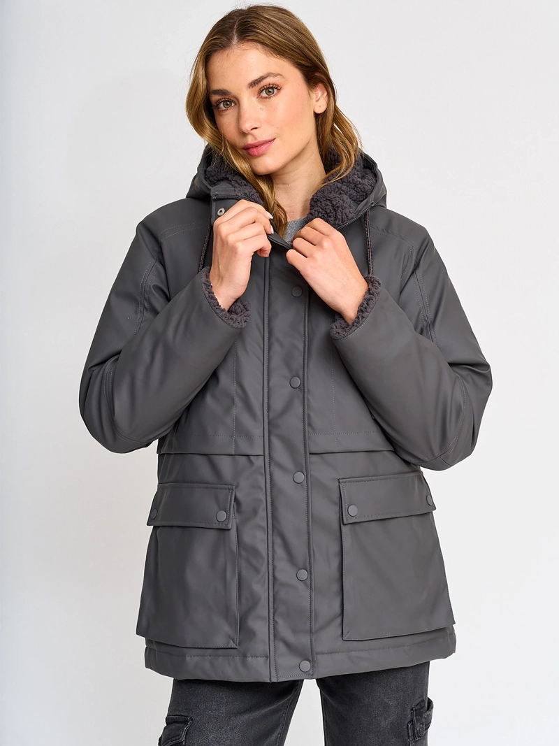 INDEX CHAQUETA MUJER INDEX IMPERMEABLE PELUDO