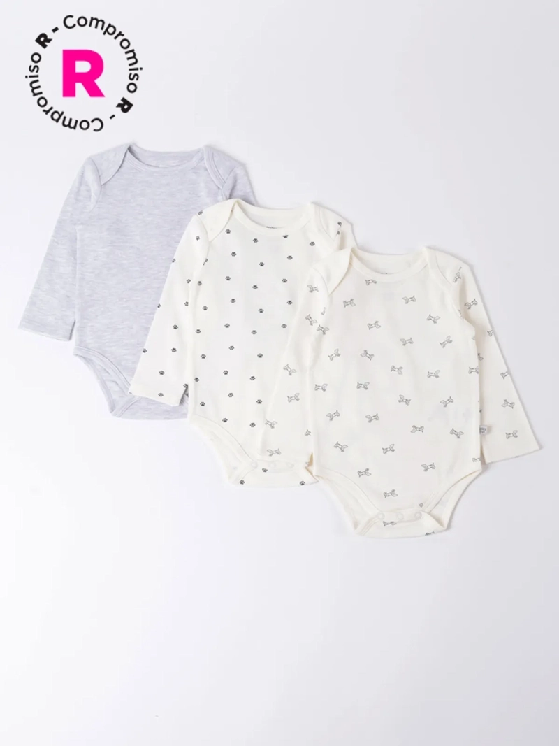 PACK X3 BODY UNISEX BABY HARVEST - 1