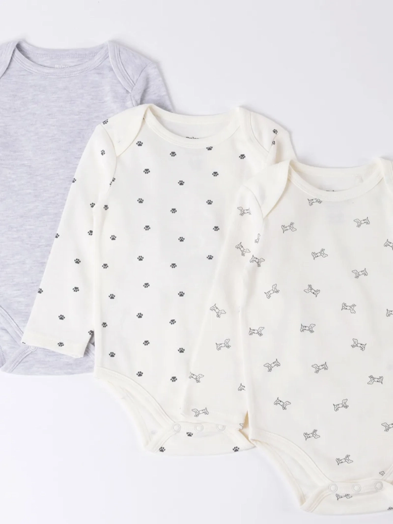 PACK X3 BODY UNISEX BABY HARVEST - 3