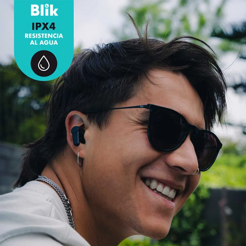 AUDIFONO BLIK IN EAR AIR 900 BLACK BLUETOOTH - 3