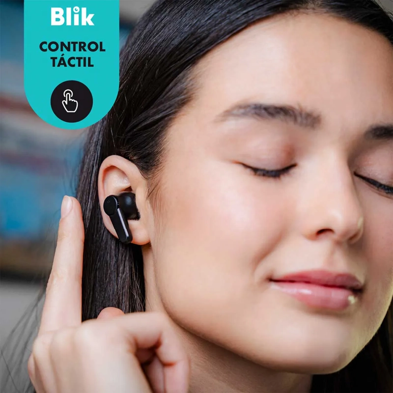 AUDIFONO BLIK IN EAR AIR 900 BLACK BLUETOOTH - 8