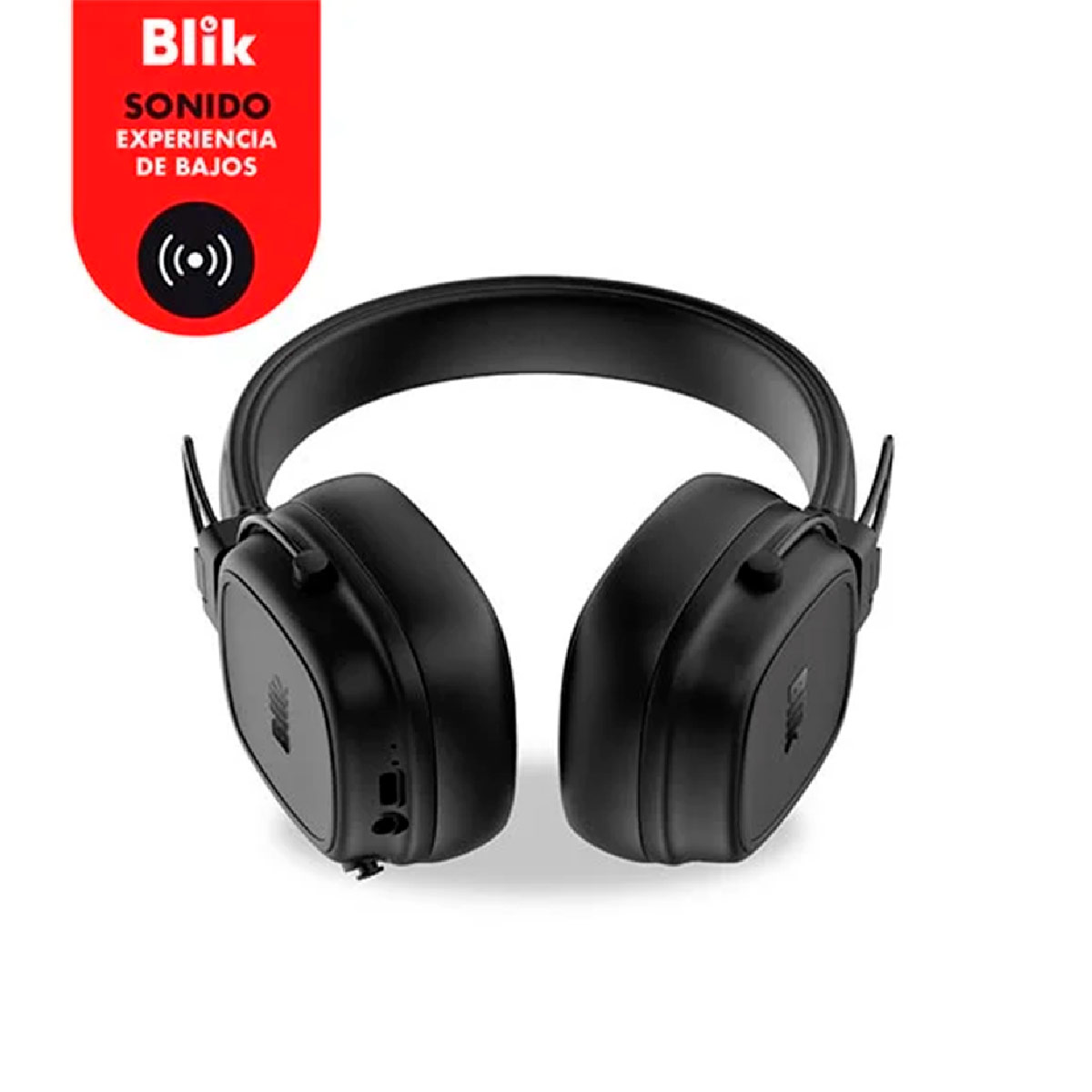 AUDÍFONOS BLUETOOTH INALÁMBRICOS BLIK FEEL250 NEGROS 20 HRS - 2