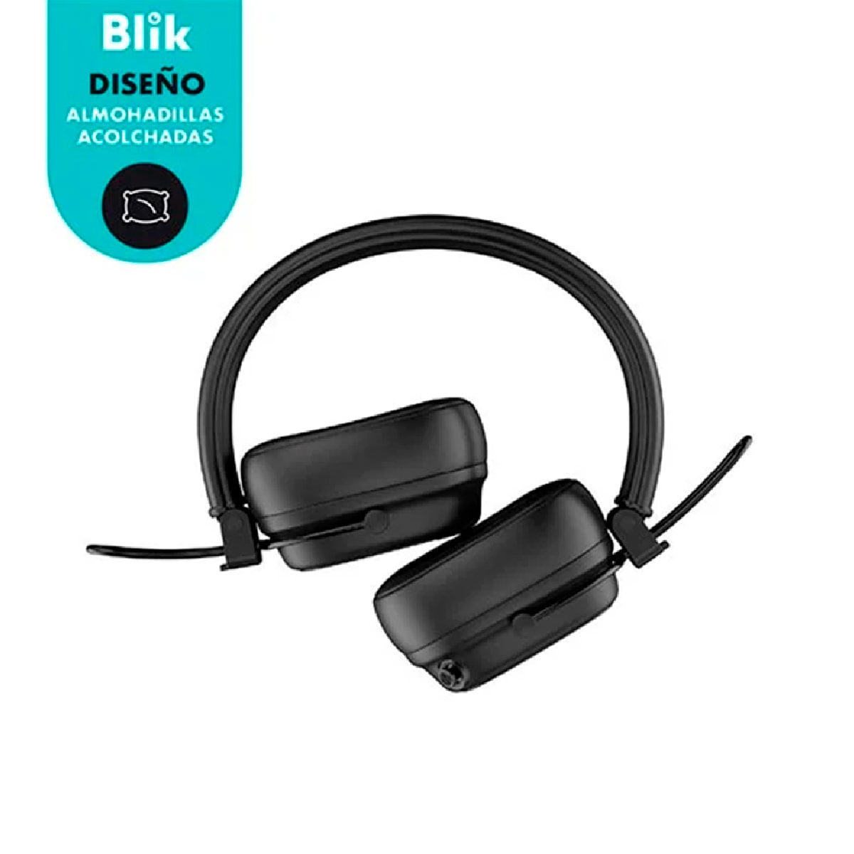 AUDÍFONOS BLUETOOTH INALÁMBRICOS BLIK FEEL250 NEGROS 20 HRS - 5
