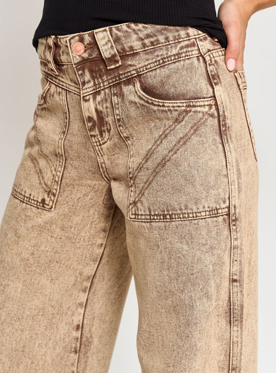 JEANS ALGODÓN WIDE LEG MUJER BARBADOS - 4