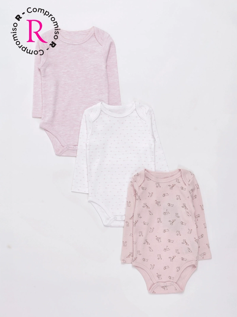 PACK X3 BODY NIÑA BABY HARVEST - 1