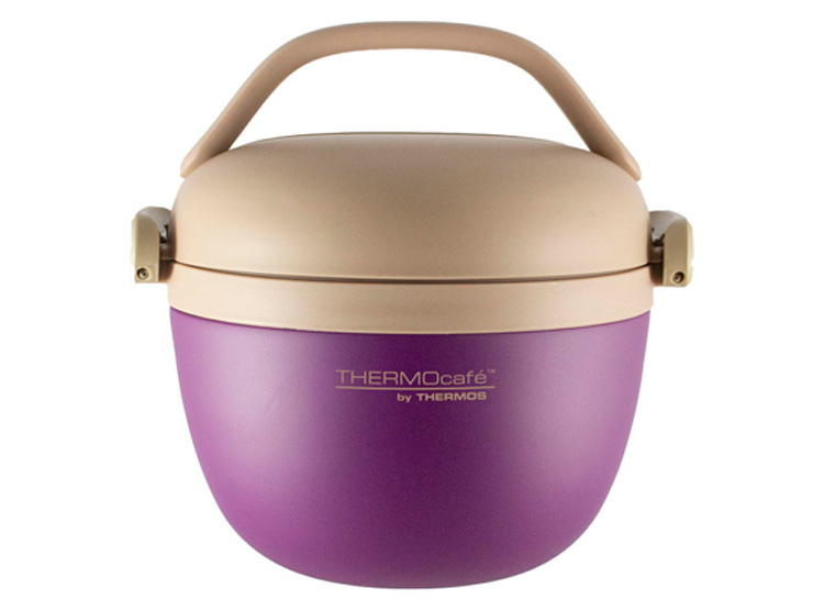 TERMO COMIDA THERMOS DOMO BS25 ACERO INOXIDABLE 600ML MORADO