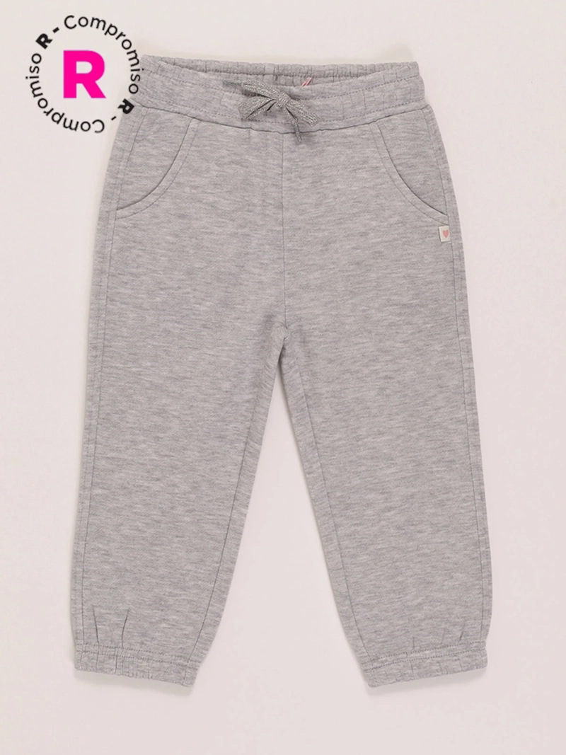 PANTALÓN BUZO NIÑA BABY HARVEST BÁSICO - 1