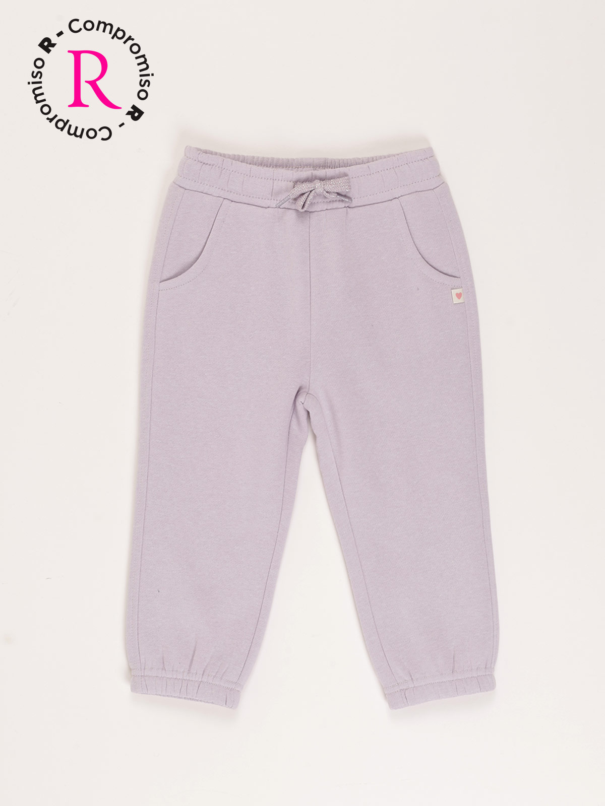 PANTALÓN BUZO NIÑA BABY HARVEST BÁSICO - 1
