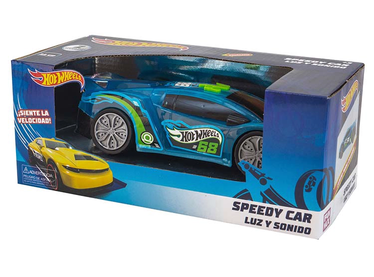 VEHICULO LIGHT & SOUND HOT WHEELS SPEEDY CAR 2ASS - 2