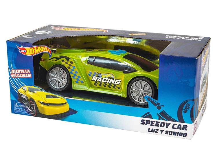 VEHICULO LIGHT & SOUND HOT WHEELS SPEEDY CAR 2ASS - 9