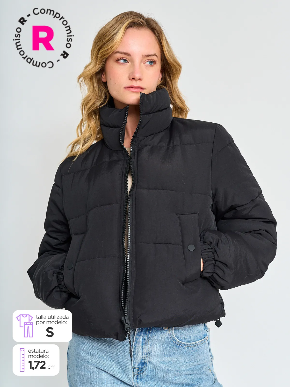 PARKA MUJER INDEX CORTA PUFFA - 1