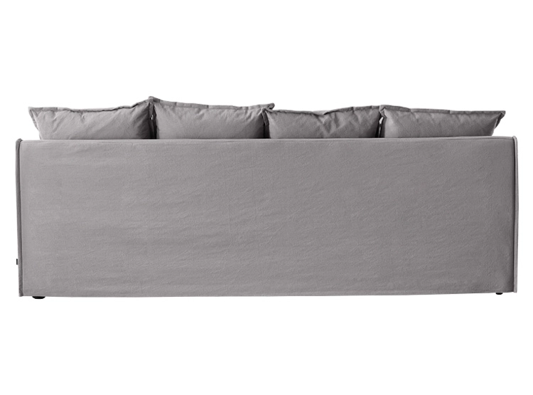 SOFÁ MAISON LINETT STRAK 3 CUERPOS LINO GRIS - 5