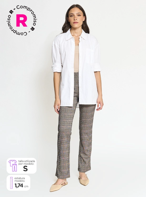 PANTALÓN RECTO MUJER CACHAREL LEGGINS - 1