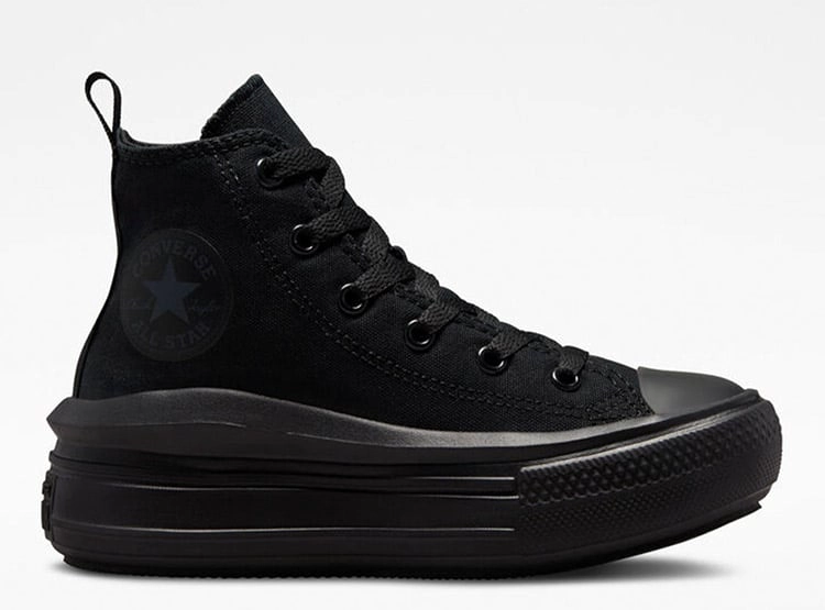 ZAPATILLAS UNISEX CONVERSE ESCOLARES NEGRO CHUCK TAYLOR ALL STAR MOVE - 1
