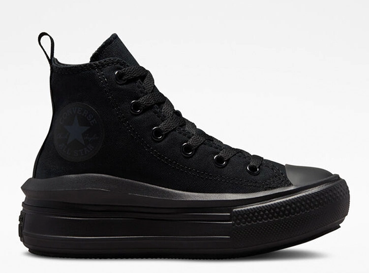 ZAPATILLAS UNISEX CONVERSE ESCOLARES NEGRO CHUCK TAYLOR ALL STAR MOVE - 1