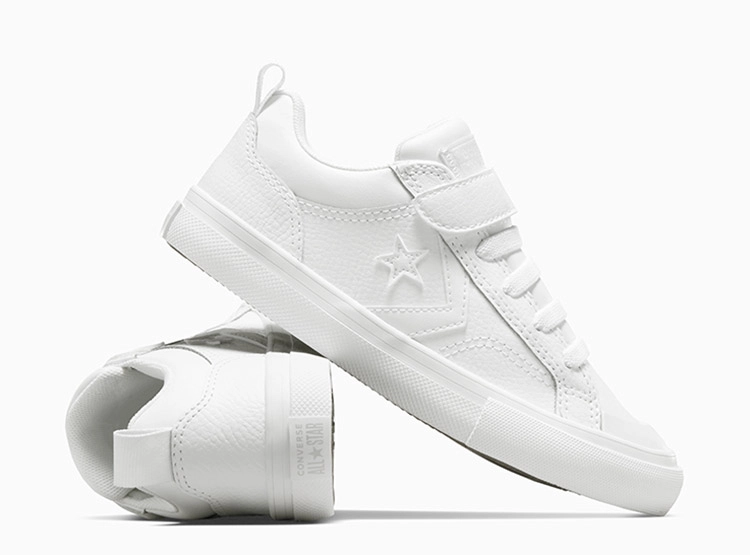 ZAPATILLAS UNISEX CONVERSE ESCOLARES BLANCO PRO BLAZE STRAP - 4