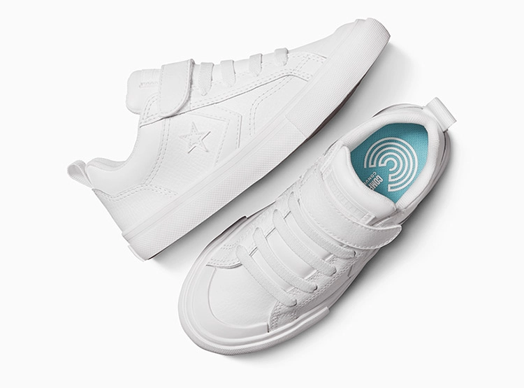 ZAPATILLAS UNISEX CONVERSE ESCOLARES BLANCO PRO BLAZE STRAP - 6