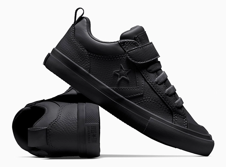 ZAPATILLAS UNISEX CONVERSE ESCOLARES NEGRO PRO BLAZE STRAP - 4