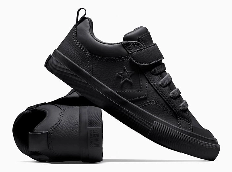 ZAPATILLAS UNISEX CONVERSE ESCOLARES NEGRO PRO BLAZE STRAP - 4
