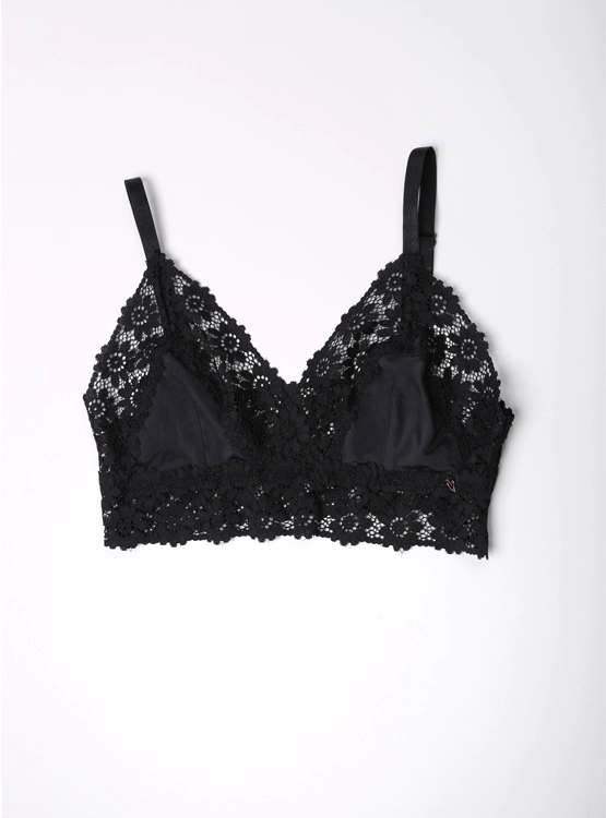 SOSTÉN BRALETTE MICROFIBRA MUJER INDEX NEGRO ENCAJE STNP124-656 - 4