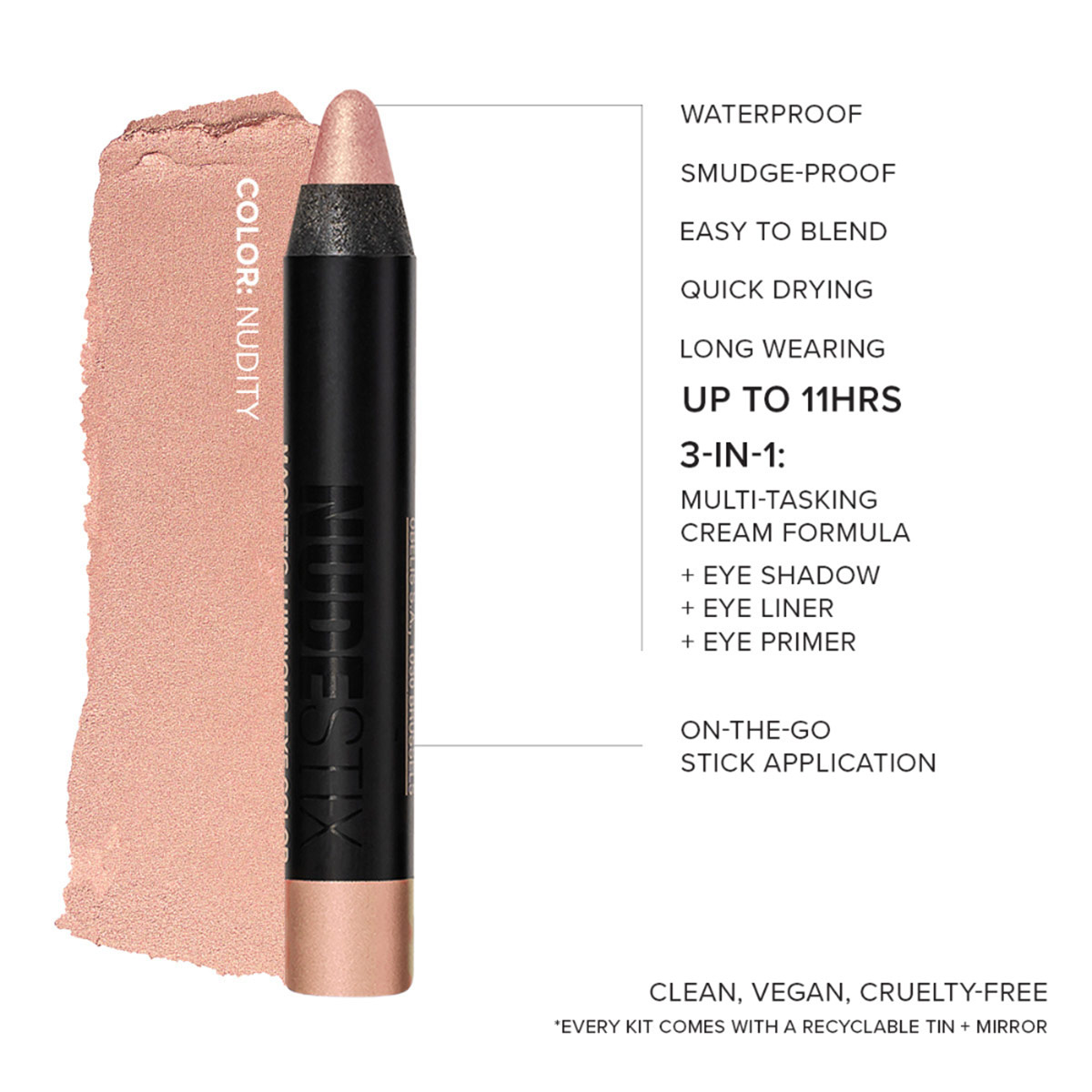 Nudestix Nude Metallic Eye Kit, foto 5