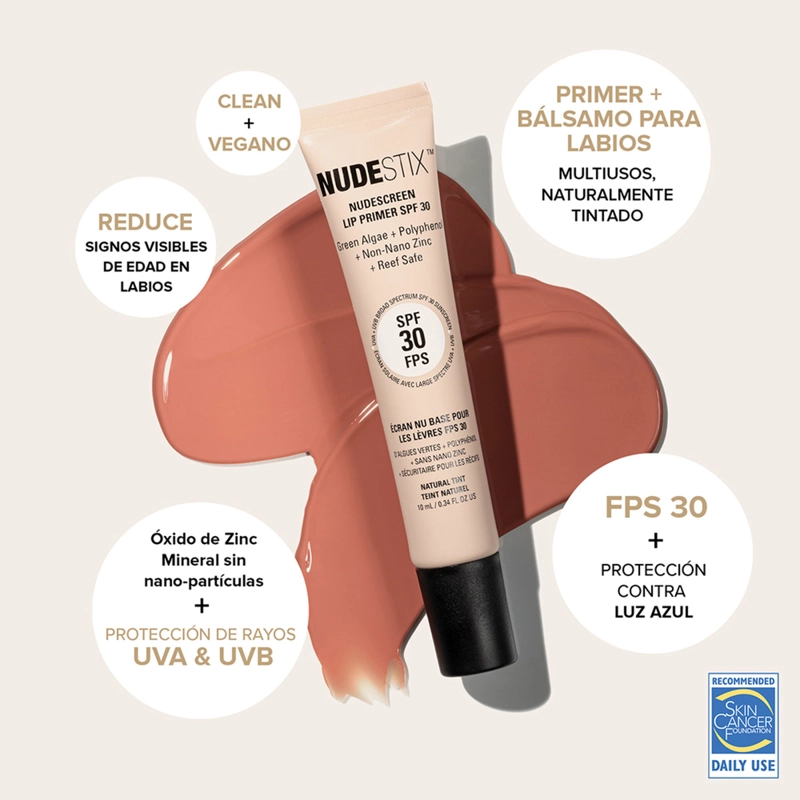 PRIMER DE LABIOS NUDESTIX SPF30 NATURAL - 5
