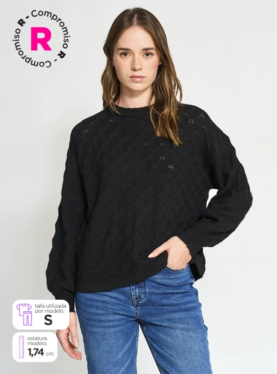 SWEATER MUJER MARQUIS CUELLO REDONDO