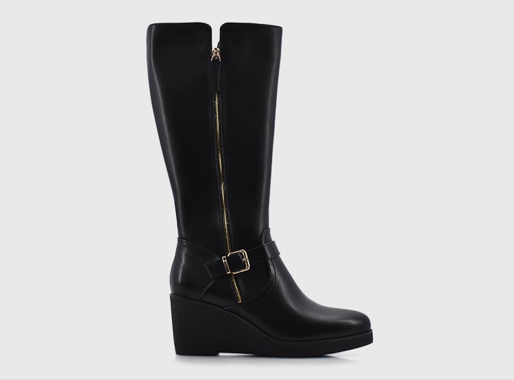 BOTAS MUJER BRIGITTE NAUX NEGRO EBRO - 1