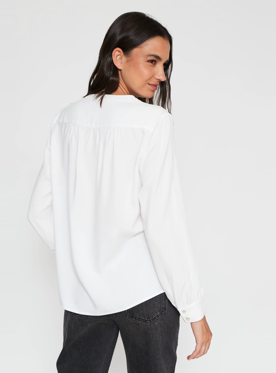 BLUSA MANGA LARGA MUJER MARQUIS CUELLO MAO - 2