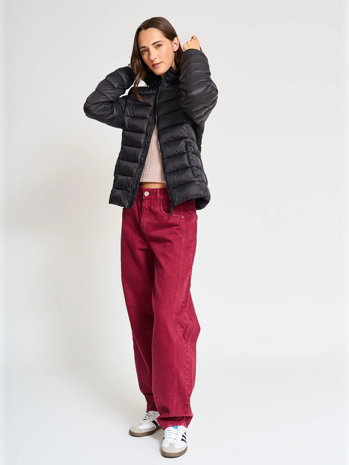 PARKA MUJER INDEX CORTA GORRO - 4