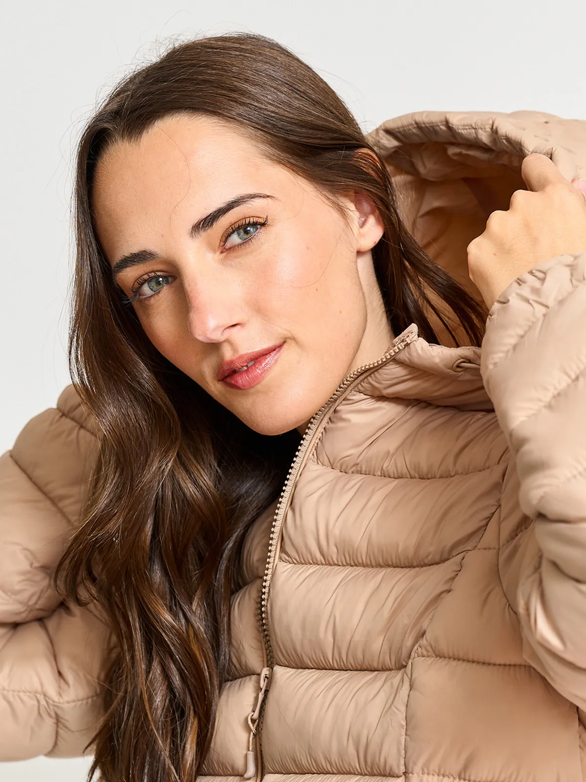 PARKA MUJER INDEX CORTA GORRO - 3