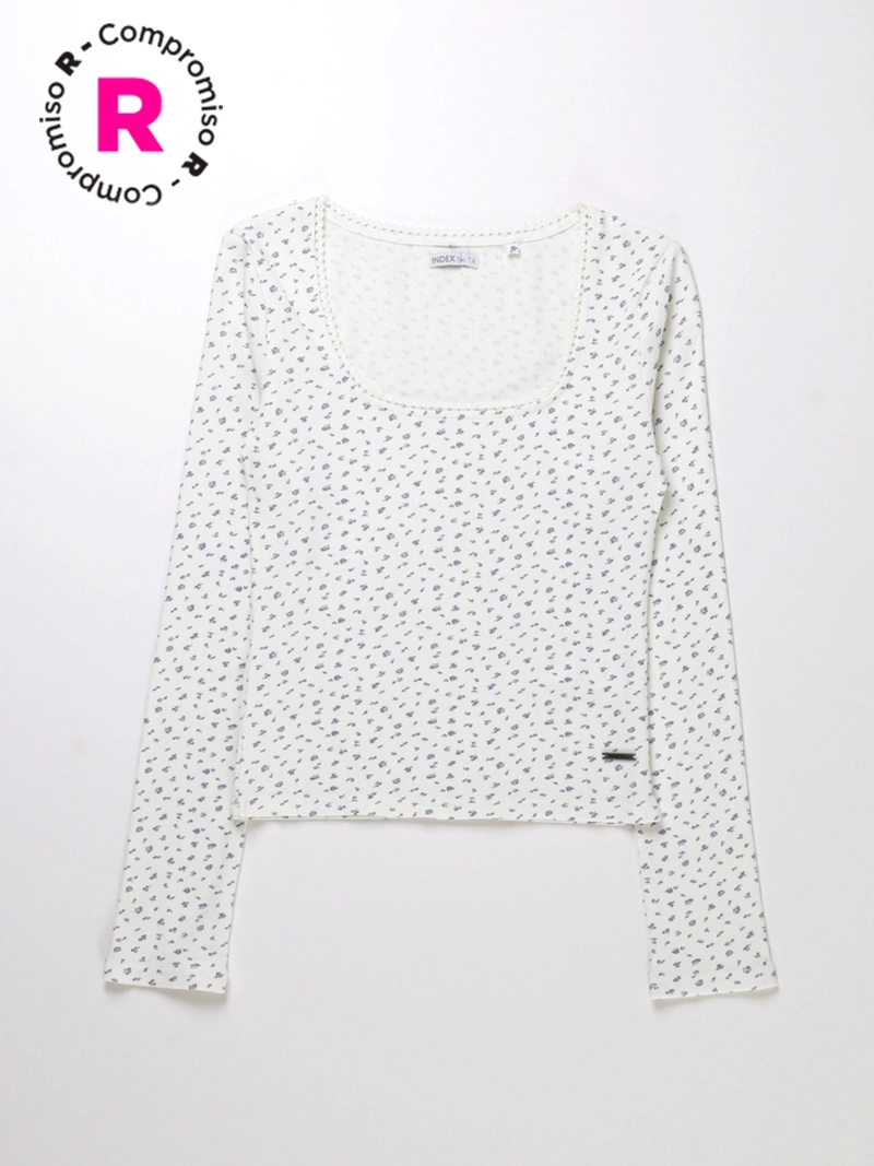 POLERA NIÑA INDEX TEEN MINI PRINT - 1