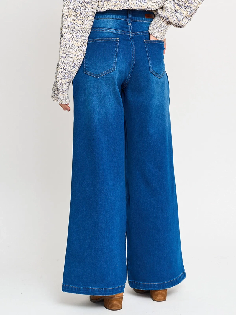 JEANS ALGODÓN WIDE LEG MUJER BARBADOS - 3