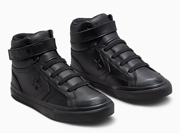 ZAPATILLAS UNISEX CONVERSE ESCOLARES NEGRO PRO BLAZE STRAP - 2