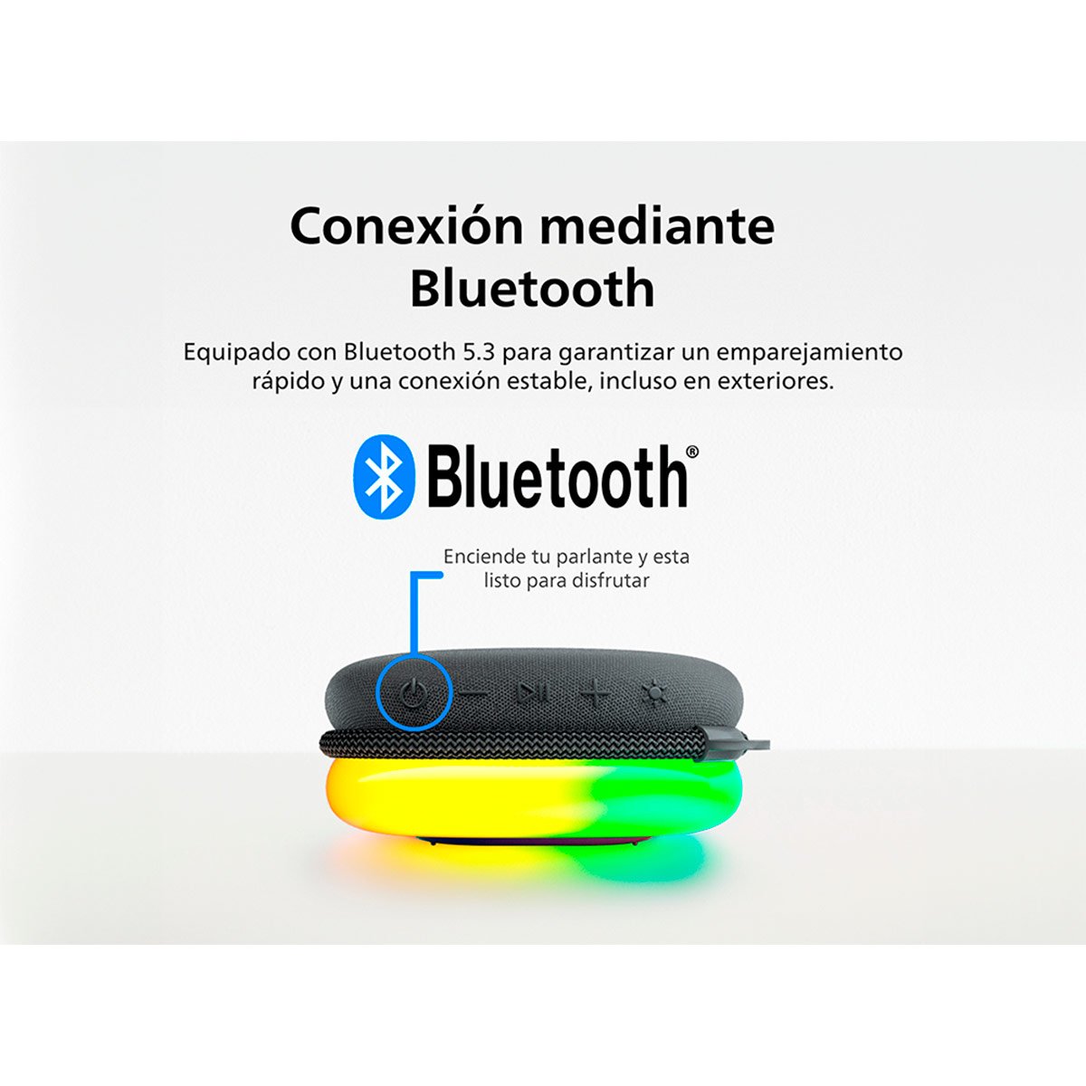 PARLANTE BLUETOOTH PHILIPS TAS2307 CON LUCES - 9