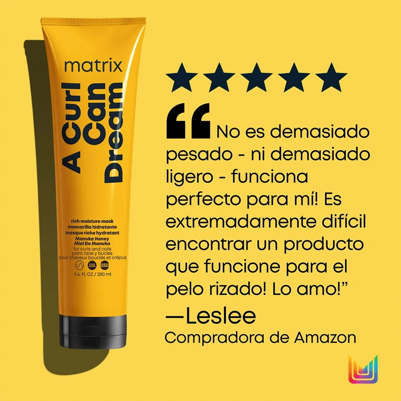 MÁSCARA CAPILAR DEFINICIÓN CABELLO RIZADO A CURL CAN DREAM 250ML MATRIX - 8