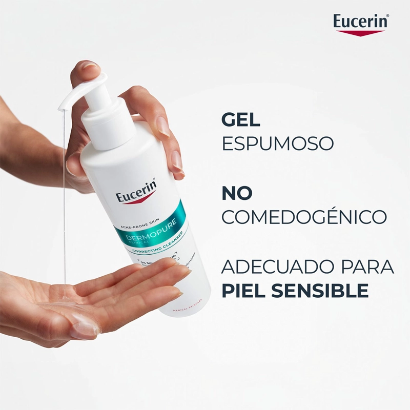 GEL LIMPIADOR EUCERIN DERMOPURE TRIPLE EFFECT 400 ML - 4