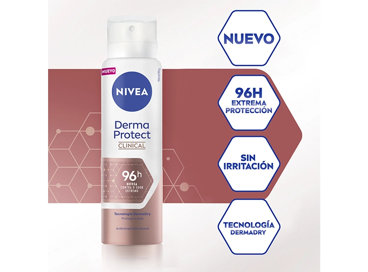 DESODORANTE SPRAY MUJER NIVEA CLINICAL ANTITRANSPIRANTE 50 ML - 2
