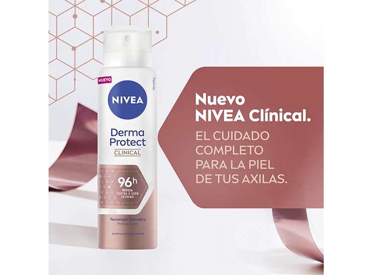 DESODORANTE SPRAY MUJER NIVEA CLINICAL ANTITRANSPIRANTE 50 ML - 3